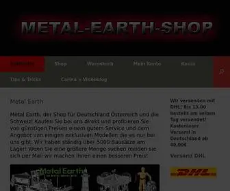Metal-Earth-Shop.de(Metallbausätze) Screenshot