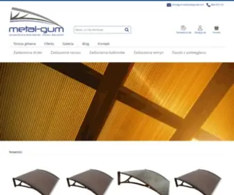 Metal-Gum.com(Daszek nad drzwi wejściowe balkonowe) Screenshot