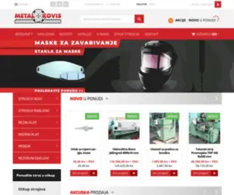 Metal-Kovis.hr(Prodaja novih i rabljenih strojeva i alata za obradu metala) Screenshot