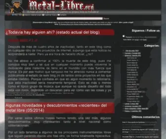 Metal-Libre.org(Reseñas) Screenshot