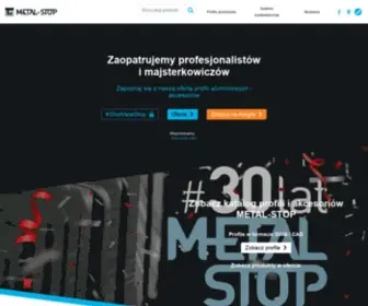 Metal-Stop.pl(Zaopatrujemy profesjonalistów i majsterkowiczów) Screenshot