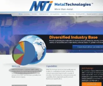 Metal-Technologies.com(Metal Technologies) Screenshot