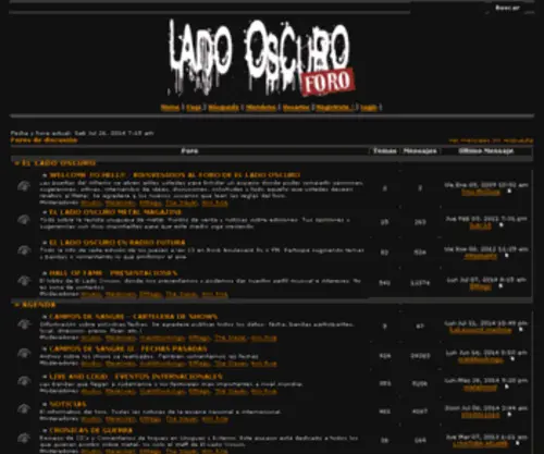 Metal.com.uy(Lado Oscuro) Screenshot