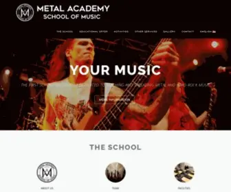 Metalacademyofmusic.com(Metal Academy School of Music) Screenshot