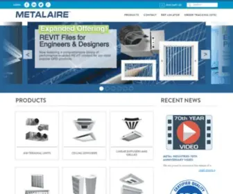 Metalaire.com(Metalaire > Home) Screenshot
