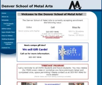 Metalartschool.com(Denver Jewelry Studio) Screenshot