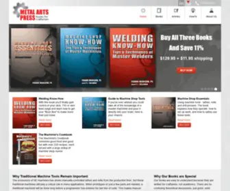 Metalartspress.com(Books for Craftsmen) Screenshot