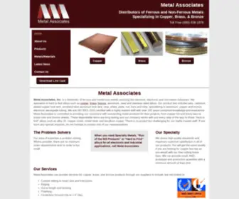 Metalassociates.net(Metal Associates) Screenshot