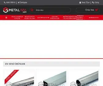 Metalavm.com(Paslanmaz Çelik Ürünleri Online Satış) Screenshot