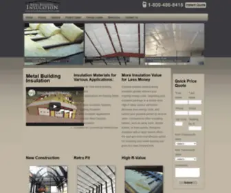 Metalbuildinginsulation.com(Metal Building Insulation) Screenshot