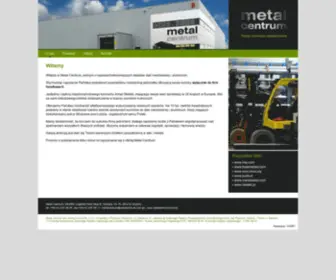 Metalcentrum.com.pl(Metal Centrum) Screenshot