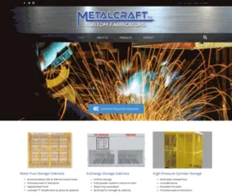 MetalcFt.com(Propane Cylinder Storage Custom Fabricators) Screenshot