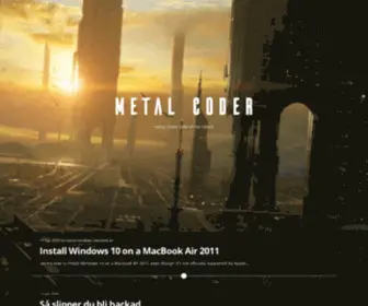 Metalcoder.dev(METAL CODER) Screenshot