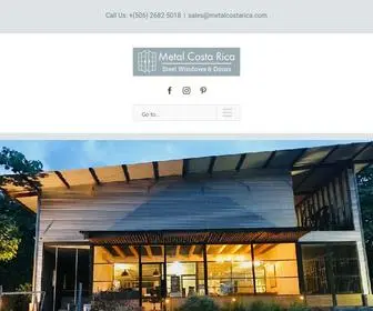 Metalcostarica.com(Custom Steel Windows Sliding and French Doors) Screenshot