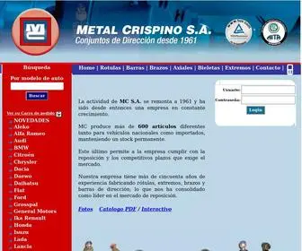 Metalcrispino.com(Rótulas) Screenshot