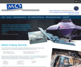 Metalcut.com(Metal Cutting Services) Screenshot