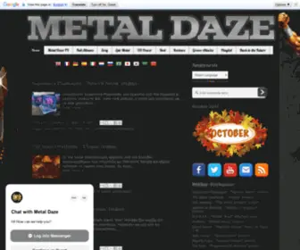 Metaldaze.eu(Metaldaze) Screenshot