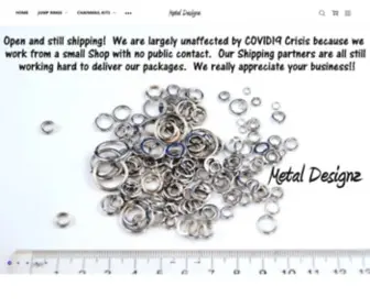 Metaldesignz.com(Chainmail Jewelry) Screenshot
