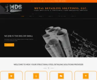 Metaldetailingsolutions.com(MDS Steel Detailing) Screenshot