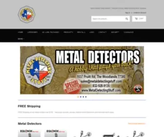 Metaldetectingstuff.com Screenshot