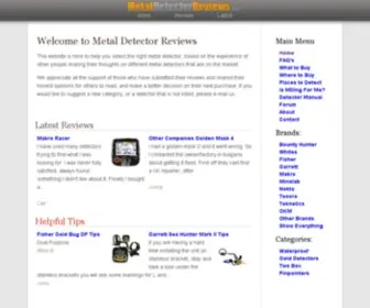 Metaldetectorreviews.net(Metal Detector reviews by real people. Read what everyone uses and why. Which) Screenshot
