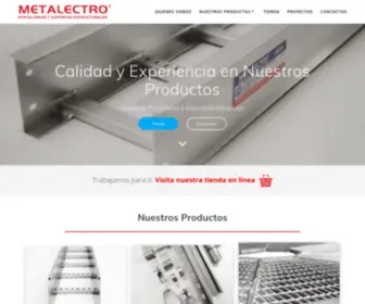 Metalectro.com(Bandejas Portacables) Screenshot