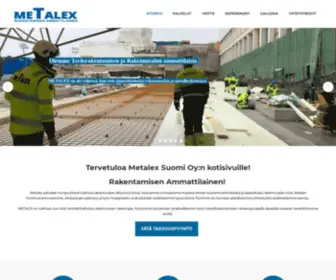 Metalex.fi(Rakentamisen Ammattilainen) Screenshot