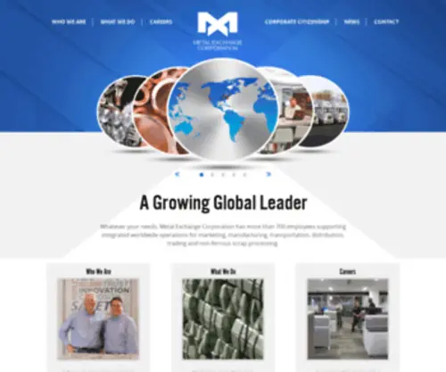 Metalexchangecorp.com(Metal Exchange Corporation) Screenshot