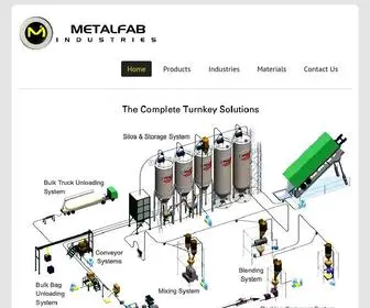 Metalfabindustry.com(MetalFab Industries) Screenshot