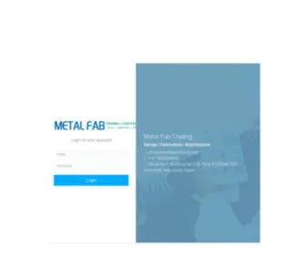 Metalfabtec.com(Metal Fab Trading) Screenshot