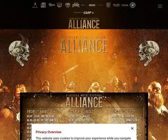 Metalfestivalalliance.com(Metalfestivalalliance) Screenshot