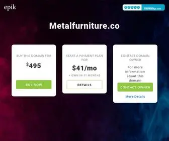 Metalfurniture.co(Metalfurniture) Screenshot