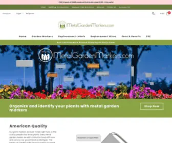 Metalgardenmarkers.com(Garden Markers) Screenshot