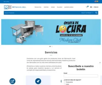 Metalgas.net(METALGAS SRL) Screenshot