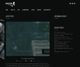 Metalgearspeedrunners.com(Everything about Metal Gear Speedrunning and more) Screenshot