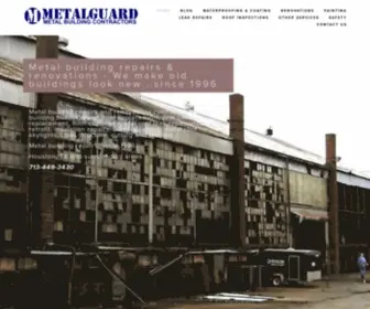 Metalguard.com(Industrial Metal Roofing Repair & Waterproofing Contractor Services) Screenshot