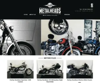 Metalheads.co.za(Home) Screenshot