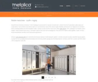 Metalica.com.pl(Meble metalowe) Screenshot