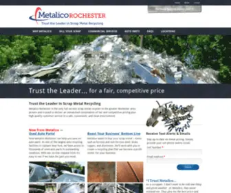 Metalicorochester.com(Scrap Metal Collection & Recycling) Screenshot