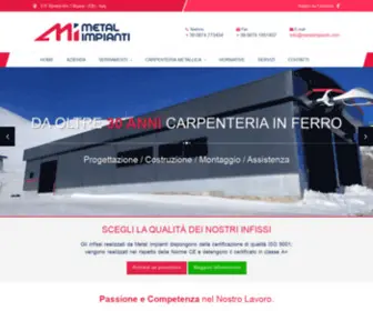 Metalimpianti.com(Metal Impianti snc) Screenshot