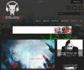 Metalirium.com(Vaše metalové delírium) Screenshot