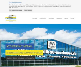Metallbau-Machauer.de(Metallbau Machauer in Waghäusel) Screenshot
