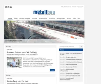 Metallbau-Magazin.de(Metallbau) Screenshot