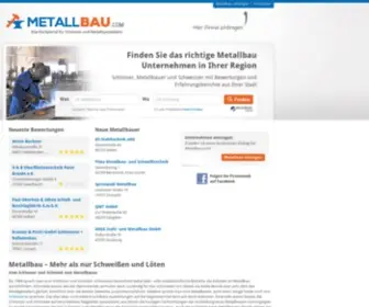 Metallbau.com(Metallbau, Schlosser und Schweisser) Screenshot