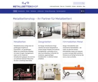 Metallbettenshop.de(Metallbetten mit 30 Jahren Garantie) Screenshot