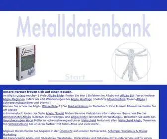 Metalldatenbank.de(Zahnarzt) Screenshot