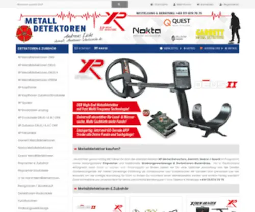 Metalldetektor-Kaufen.info(Dein Metalldetektor Shop) Screenshot