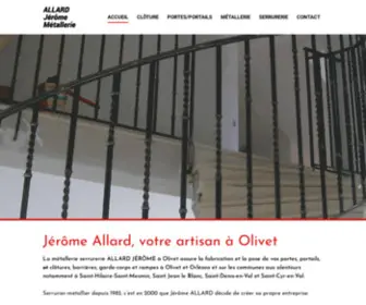 Metallerie-Allard.com(Métallerie) Screenshot
