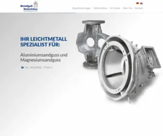 Metallguss-Steinruecken.de(Ihr Leichtmetallspezialist für Aluminium) Screenshot