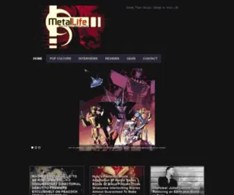 Metallife.com(Metal Life Magazine Privacy Policy) Screenshot